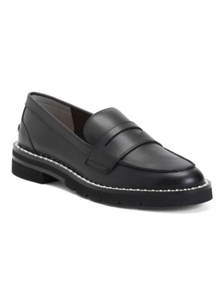 Stuart Weitzman Leather Monty Loafers
